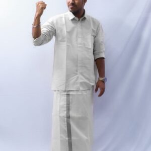 SILVER TISSUE COTTON